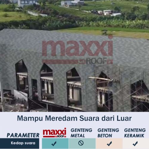 Mampu meredam suara dari luar
